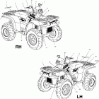 SPORTSMAN 400 - A03CH42AA/AB/AC Наклейки