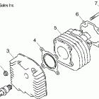 SCRAMBLER 50 - A03EA05CA/CB Головка цилиндра