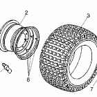 SPORTSMAN 90 - A03FA09CA/CC/CD Заднее колесо