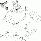 SCRAMBLER 500 4X4 - A03BG50AA Топливный бак