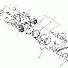 TRAIL BLAZER 400 - A03BA38CA Передний тормоз