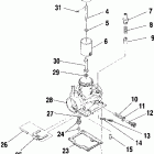 TRAIL BLAZER 400 - A03BA38CA Карбюратор