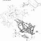MAGNUM 330 4X4 - A03CD32AA/AB/AC/FB Заднее крыло и сиденье