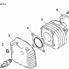 SCRAMBLER 90 - A02EA09CA Головка цилиндра