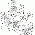 TRAIL BLAZER 400 - A03BA38CA Картер и блок цилиндр