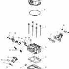 SPORTSMAN 700 - A03CH68AA/AC/AF/AH/AL Головка цилиндра и блок