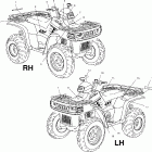 SPORTSMAN 700 - A03CH68AA/AC/AF/AH/AL Наклейки