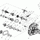 SCRAMBLER 500 4X4 - A02BG50AA Редуктор