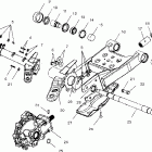MAGNUM 325 4X4 FREEDOM - A02CD32AC Swing arm / rear gearcase mounting