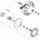 XPLORER 400 - A02CG38CA Привод сцепления