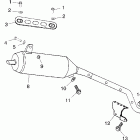 SCRAMBLER 90 - A02EA09CA Глушитель