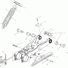 XPLORER 400 - A02CG38CA Бугель и аммортизатор