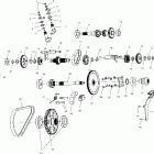 WORKER 500 - A01CH50EB Gearcase (internal components)