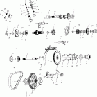 SPORTSMAN 400 - A02CH42AA Gearcase (internal components)