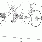 SCRAMBLER 400 2X4 - A02BA38CA Муфта сцепления