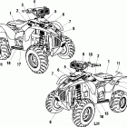 SCRAMBLER 500 4X4 - A02BG50AA Наклейки