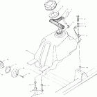 SPORTSMAN 400 - A02CH42AA Топливный бак