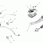 SCRAMBLER 400 4X4 - A02BG38CA Трост дроселя