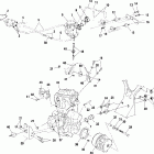 SPORTSMAN 400 - A02CH42AA Крепление двигателя