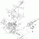 SCRAMBLER 400 2X4 - A02BA38CA Крепление двигателя