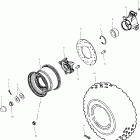 SPORTSMAN 700 - A02CH68AA/AB/AC/CA/CB Колесо заднее