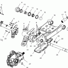 MAGNUM 500 2X4 HDS - A02CB50FC Swing arm / rear gearcase mounting