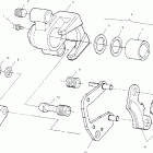 SCRAMBLER 400 2X4 - A02BA38CA Передний тормоз