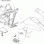 SCRAMBLER 500 2X4 - A02BA50AA Переднее крыло