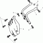 SCRAMBLER 90 - A02EA09CA Бампер, Багажник. Брызговик