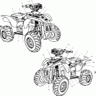 SCRAMBLER 500 2X4 - A02BA50AA Наклейки