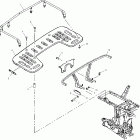SPORTSMAN 700 - A02CH68AA/AB/AC/CA/CB Rear rack mounting (if built after 9 / 03 / 01)