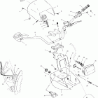 SPORTSMAN 400 - A02CH42AA Руль и фара
