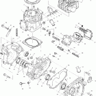 XPLORER 400 - A02CG38CA Картер и блок цилиндр