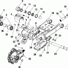 XPEDITION 425 - A01CK42CA Swing arm / rear gearcase mounting