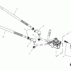 MAGNUM 325 2X4 - A00CB32CA Gearcase selector mounting