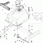 SCRAMBLER 500 2X4 - A01BA50AA Топливный бак