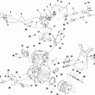 SPORTSMAN 400 - A01CH42AC Крепление двигателя