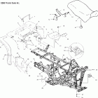 DIESEL - A10CH46CA Заднее крыло и сиденье