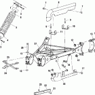 BIG BOSS 6X6 INT'L - A01CL50DA Swing arm weldment (rear)