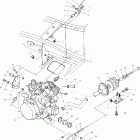 SCRAMBLER 400 2X4 - A01BA38CA Крепление двигателя