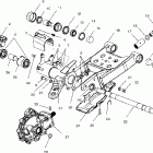 MAGNUM 325 4X4 - A01CD32AA Swing arm / rear gearcase mounting
