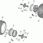 SCRAMBLER 90 - A01EA09CA Переднее колесо