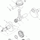 MAGNUM 500 - A00CD50AA Коленвал и поршни