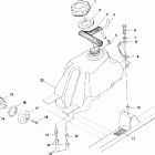 WORKER 500 - A01CH50EB Топливный бак