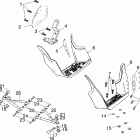 SCRAMBLER 50 - A01EA05CA Swing arm  /  footrest