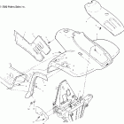 XPLORER 400 - A01CG38CA Переднее крыло