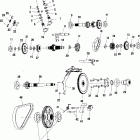 SPORTSMAN 400 - A01CH42AC Gearcase (internal components)