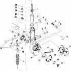 SCRAMBLER 500 4X4 - A01BG50AA Передняя стойка
