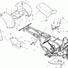 BIG BOSS 6X6 INT'L - A01CL50DA Заднее крыло и сиденье