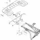 XPLORER 400 - A01CG38CA Задний багажник